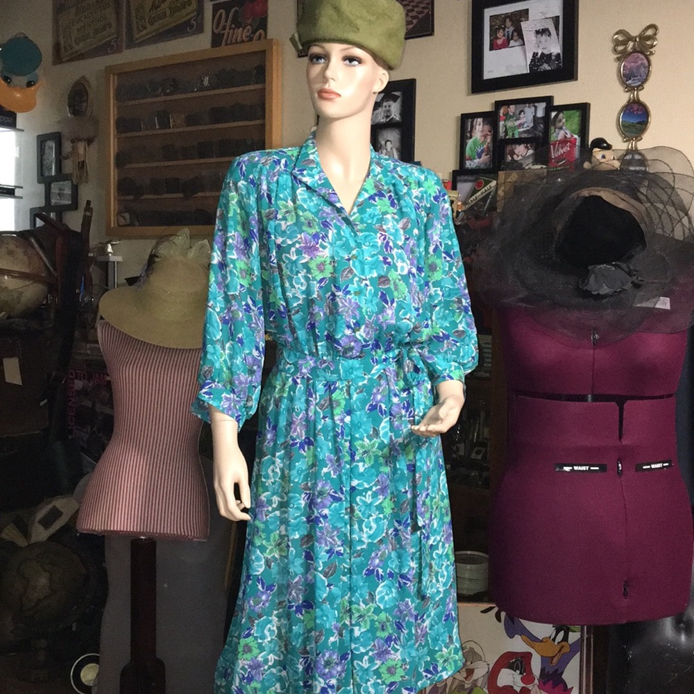 Vintage Petites Floral Dress by Willi